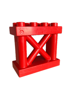 Lego® Duplo® podpěra, podstavec červený